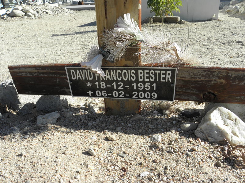 BESTER David Francois 1951-2009