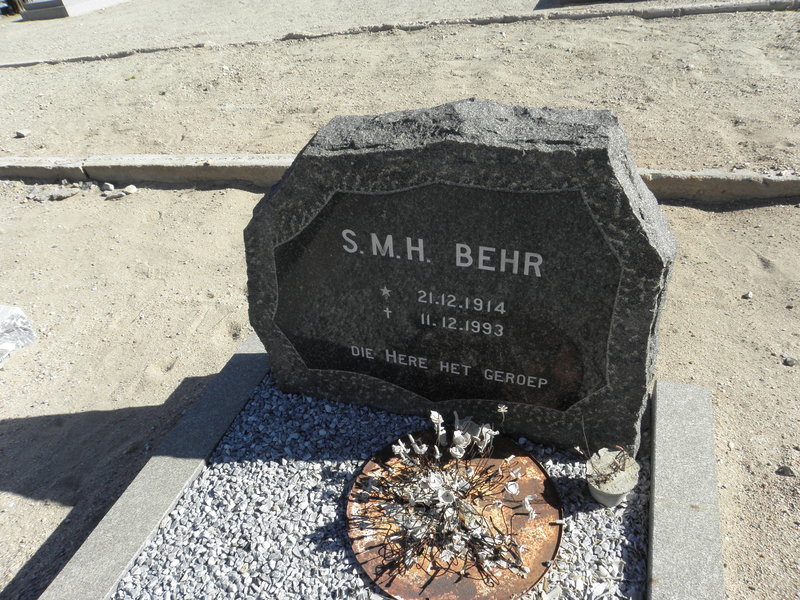 BEHR S.M.H. 1914-1993