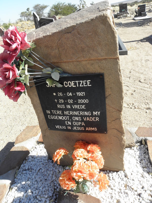 COETZEE Japie 1921-2000