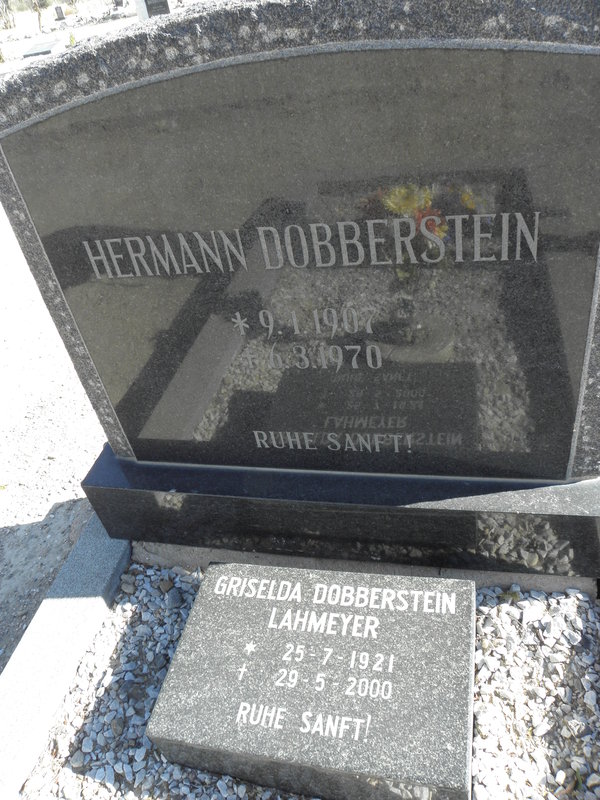 DOBBERSTEIN Hermann 1907-1970 &amp; Griselda LAHMEYER 1921-2000
