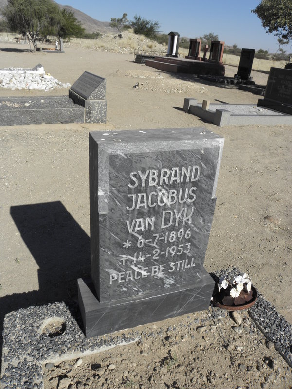 DYK Sybrand Jacobus, van 1896-1953