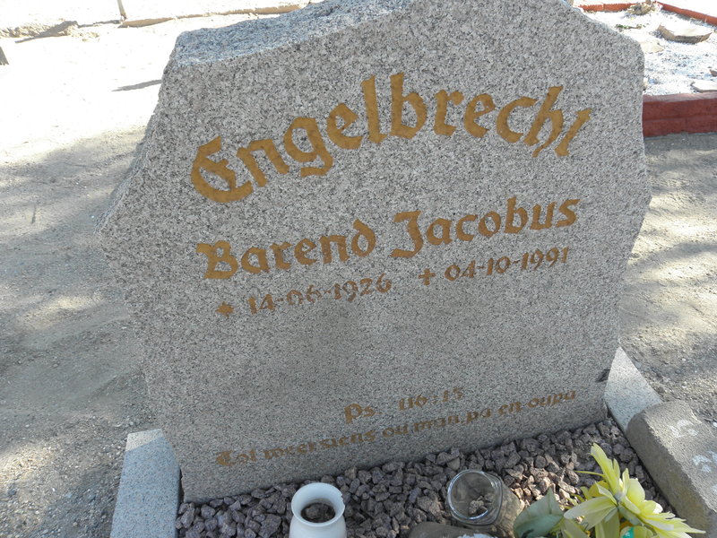 ENGELBRECHT Barend Jacobus 1926-1991
