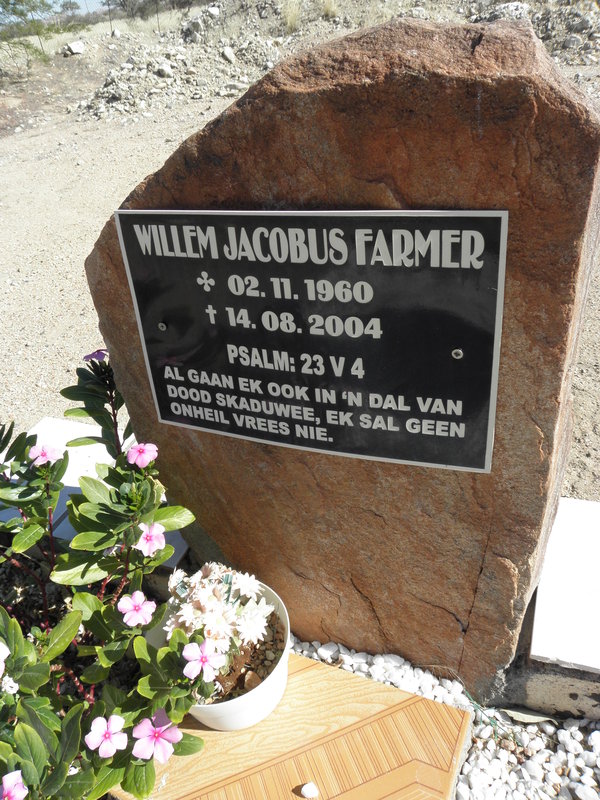 FARMER Willem Jacobus 1960-2004
