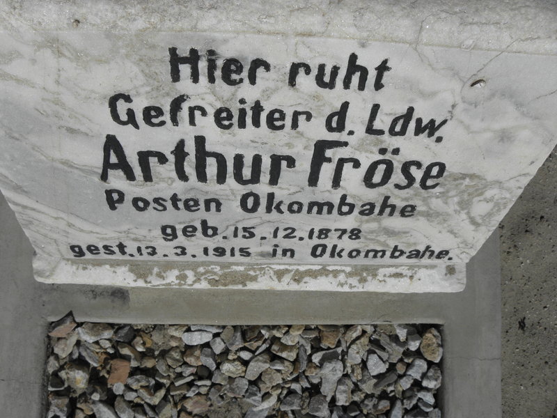 FROSE Arthur 1878-1915