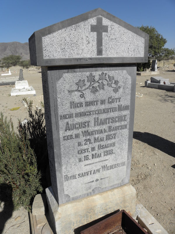 HANTSCHKE August 1857-1918