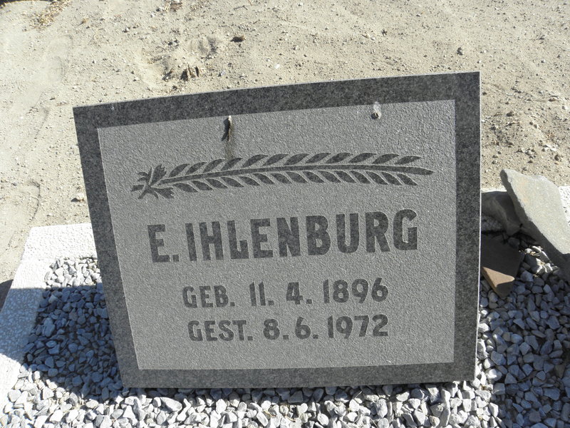 IHLENBURG E. 1896-1972
