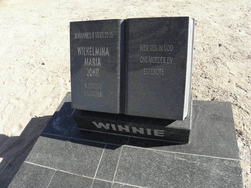 JOHR Wilhelmina Maria 1942-2006