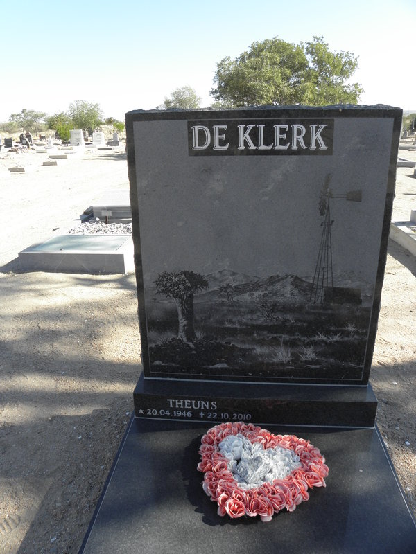 KLERK  Theuns, de 1946-2010