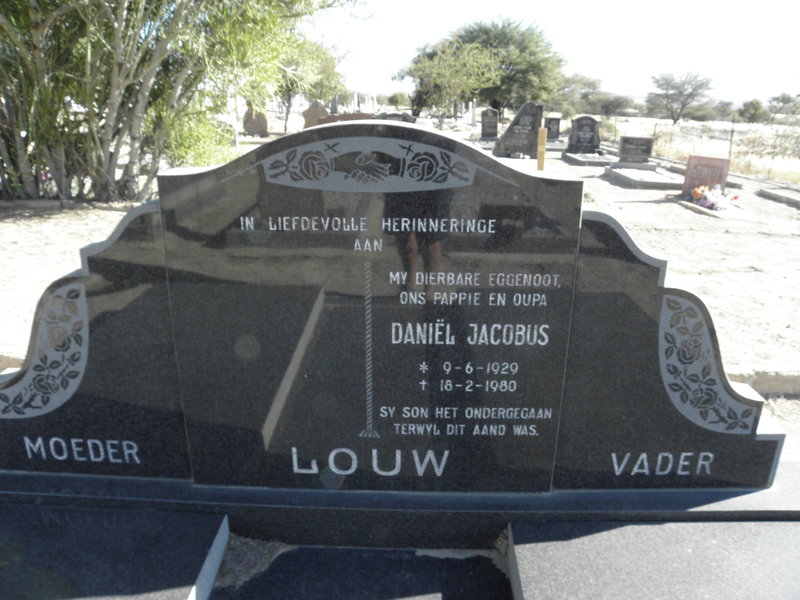 LOUW Daniel Jacobus 1929-1980