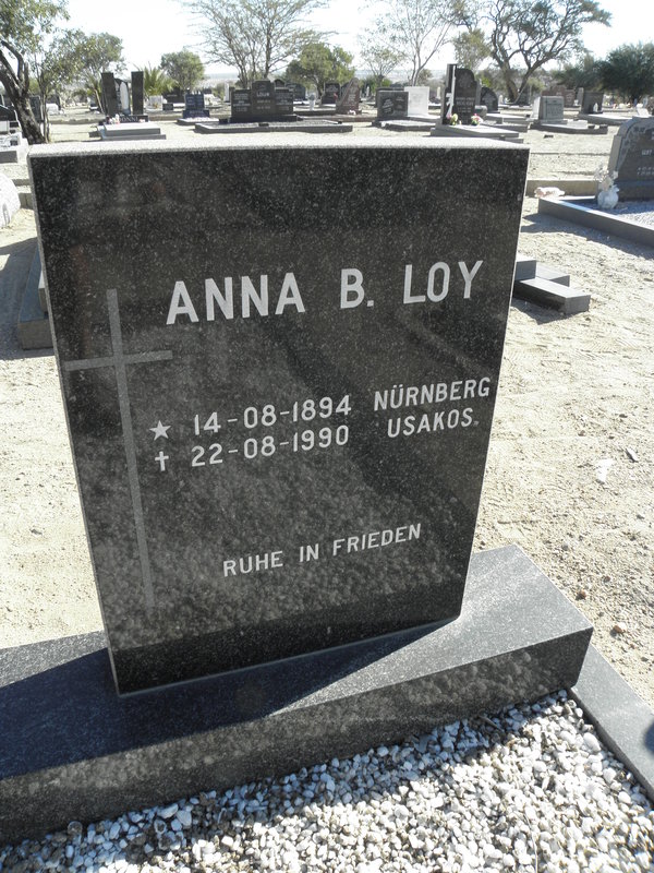 LOY Anna B. 1894-1990