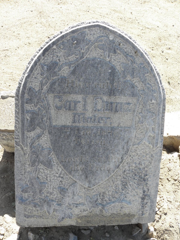 MALER Carl Dunz 1875-1911