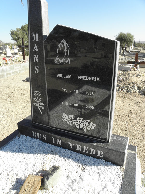 MANS Willem Frederik 1938-2009