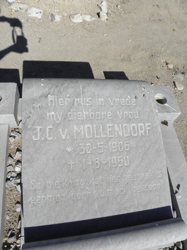 MOLLENDORF J.C., v. 1906-1950