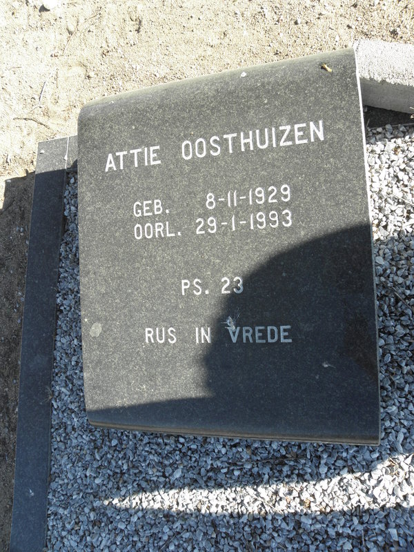 OOSTHUIZEN Attie 1929-1993