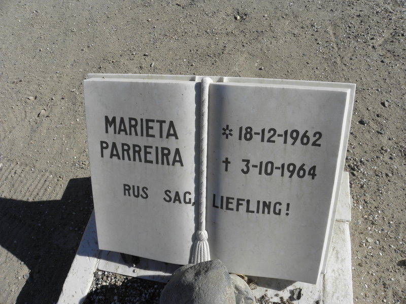 PARREIRA Marieta 1962-1964