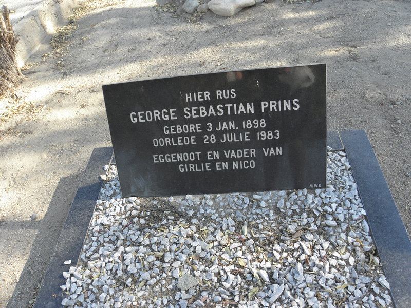 PRINS George Sebastian 1898-1983