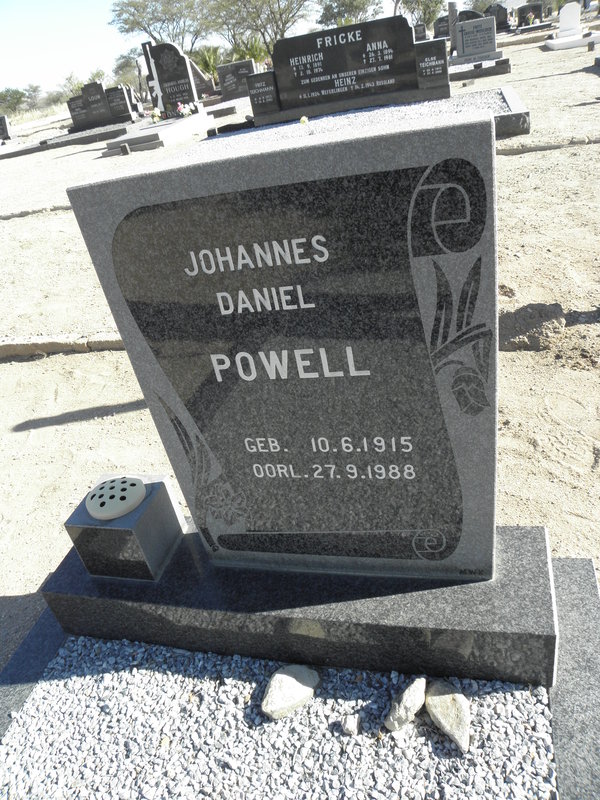 POWELL Johannes Daniel 1915-1988