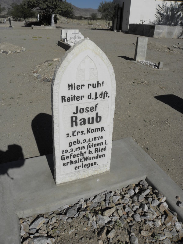 RAUB Josef 1874-1915