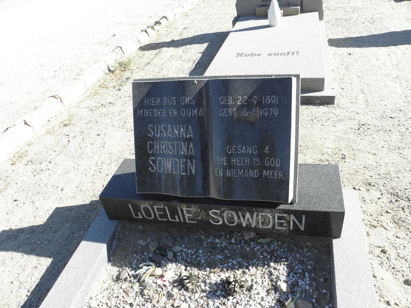 SOWDEN Susanna Christina 1891-1979