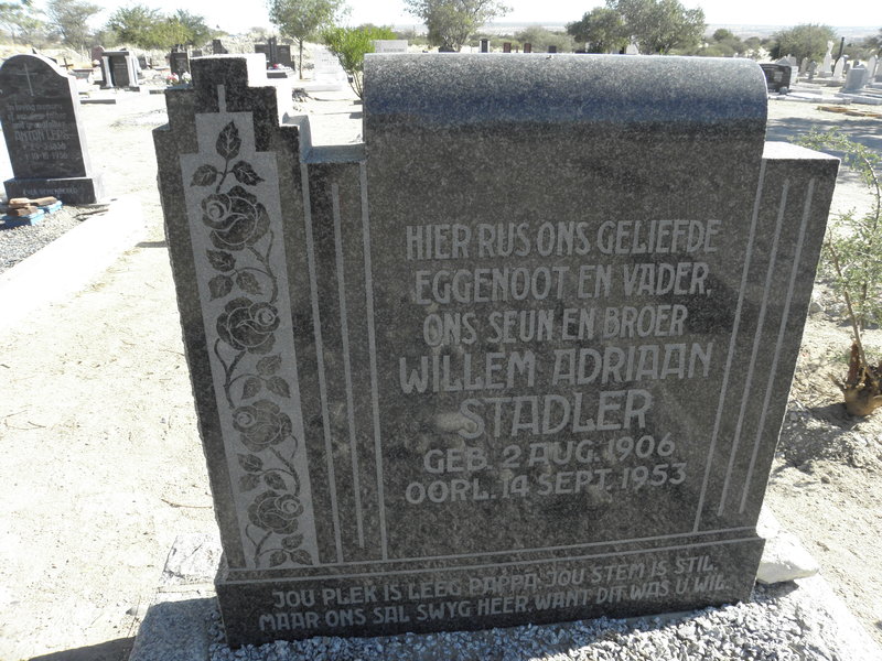STADLER Willem Adriaan 1906-1953