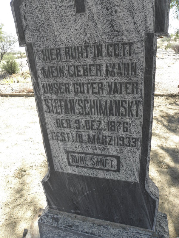 SCHIMANSKY Stefan 1876-1933