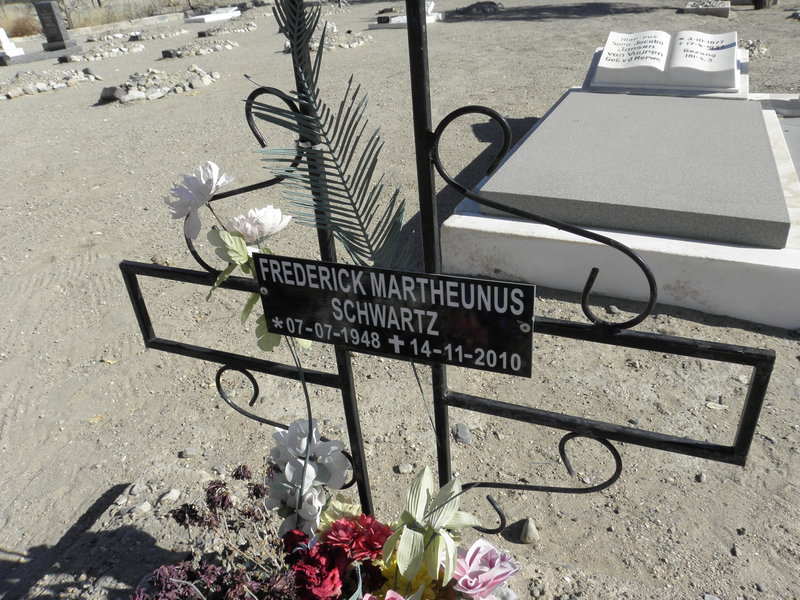 SCHWARTZ Frederick Martheunus 1948-2010