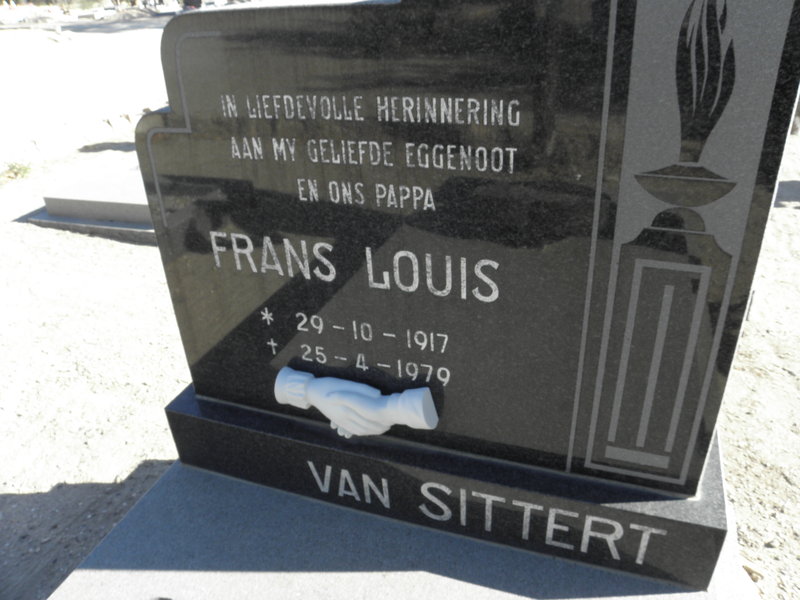 SITTERT Frans Louis, van 1917-1979