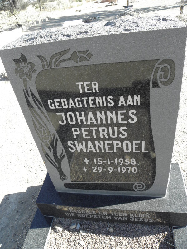SWANEPOEL Johannes Petrus 1958-1970