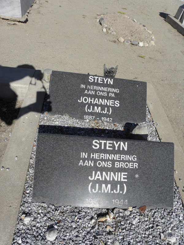 STEYN J.M.M. 1887-1942 :: STEYN J.M.J. 1936-1944