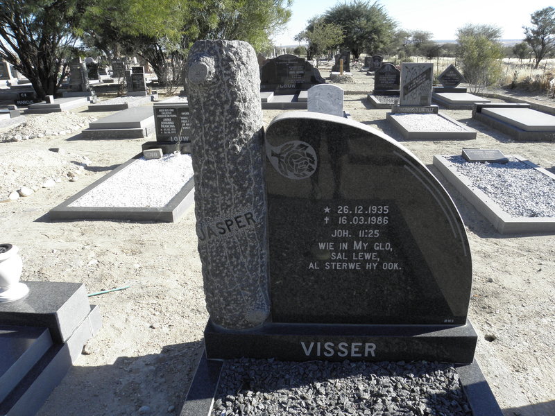 VISSER Jasper 1935-1986