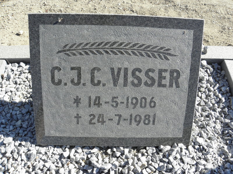 VISSER C.J.C. 1906-1981