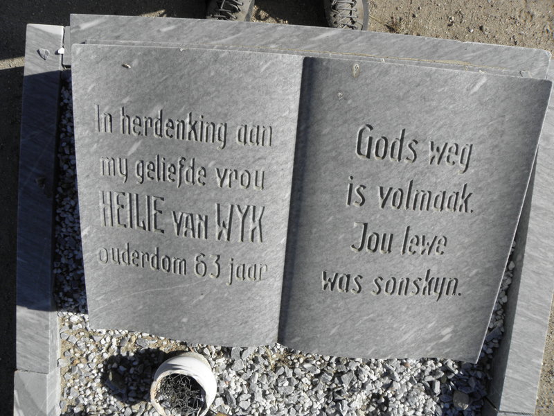 WYK Heilie, van