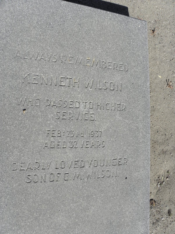 WILSON Kenneth -1937