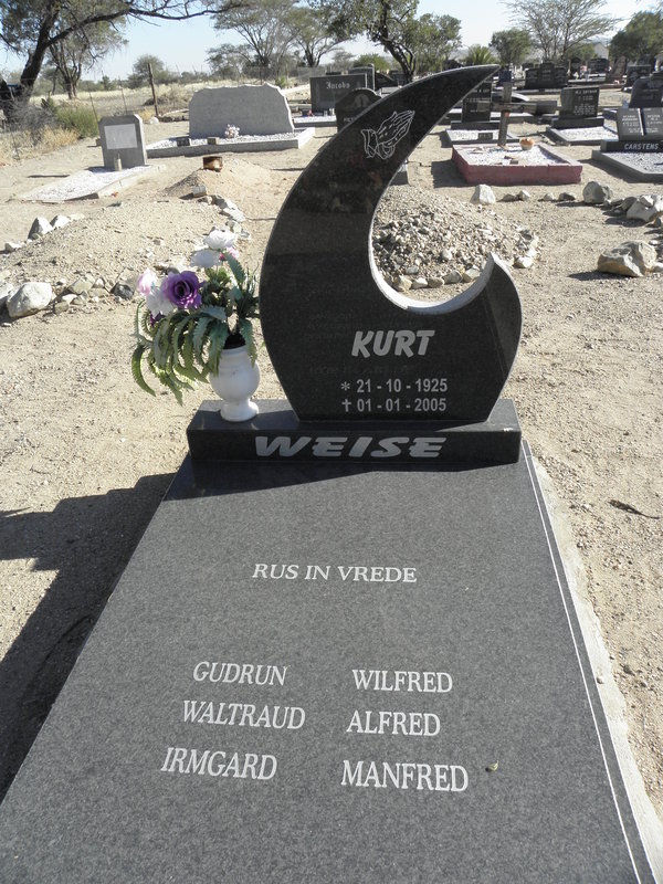 WEISE Kurt 1925-2005