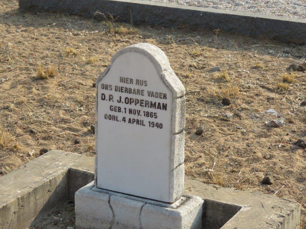 OPPERMAN D.P.J. 1865-1940
