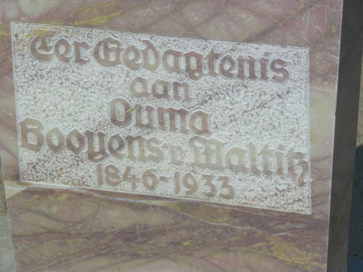 BOOYENS, von MALTITZ 1846-1933