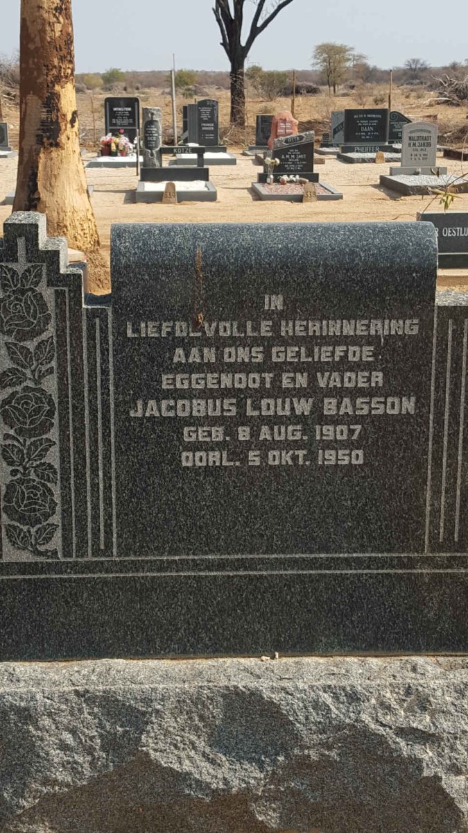 BASSON Jacobus Louw 1907-1950