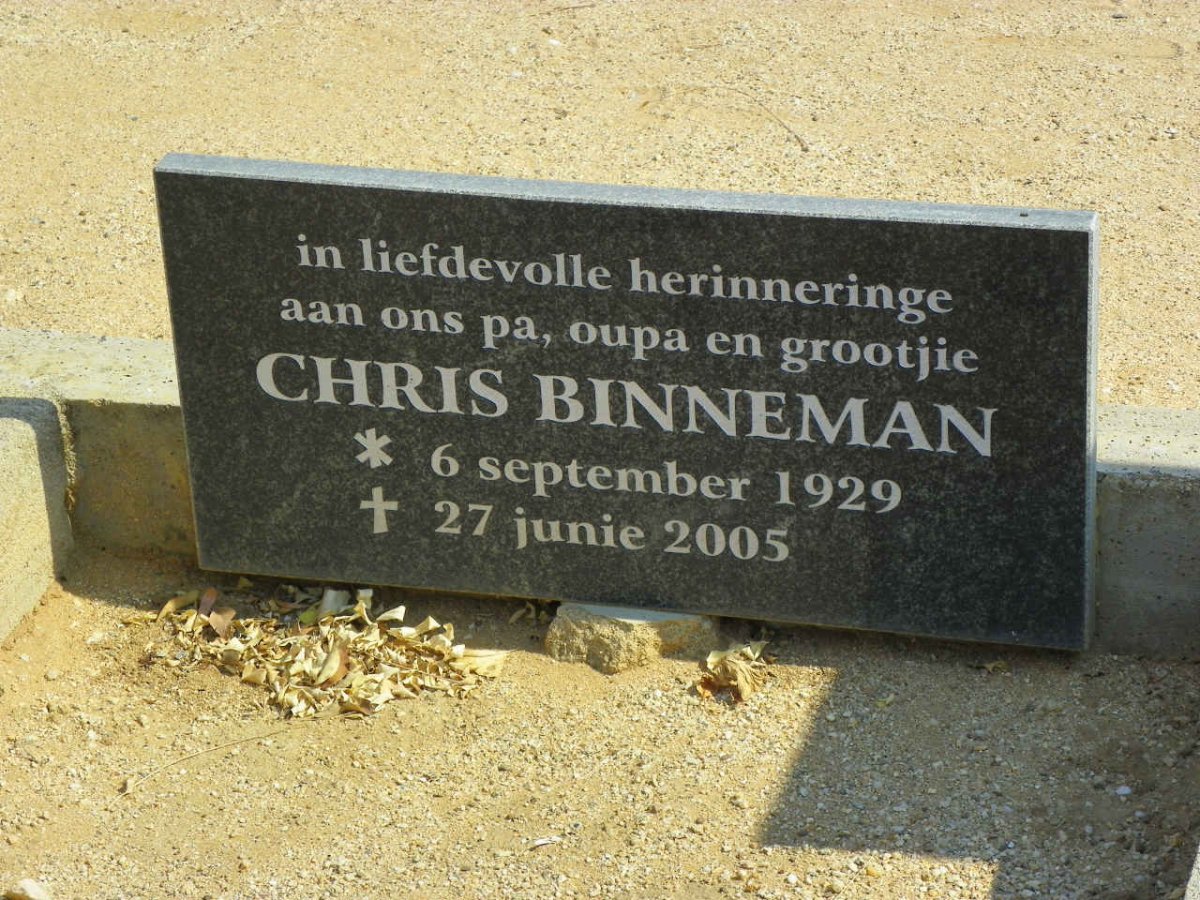 BINNEMAN Chris 1929-2005