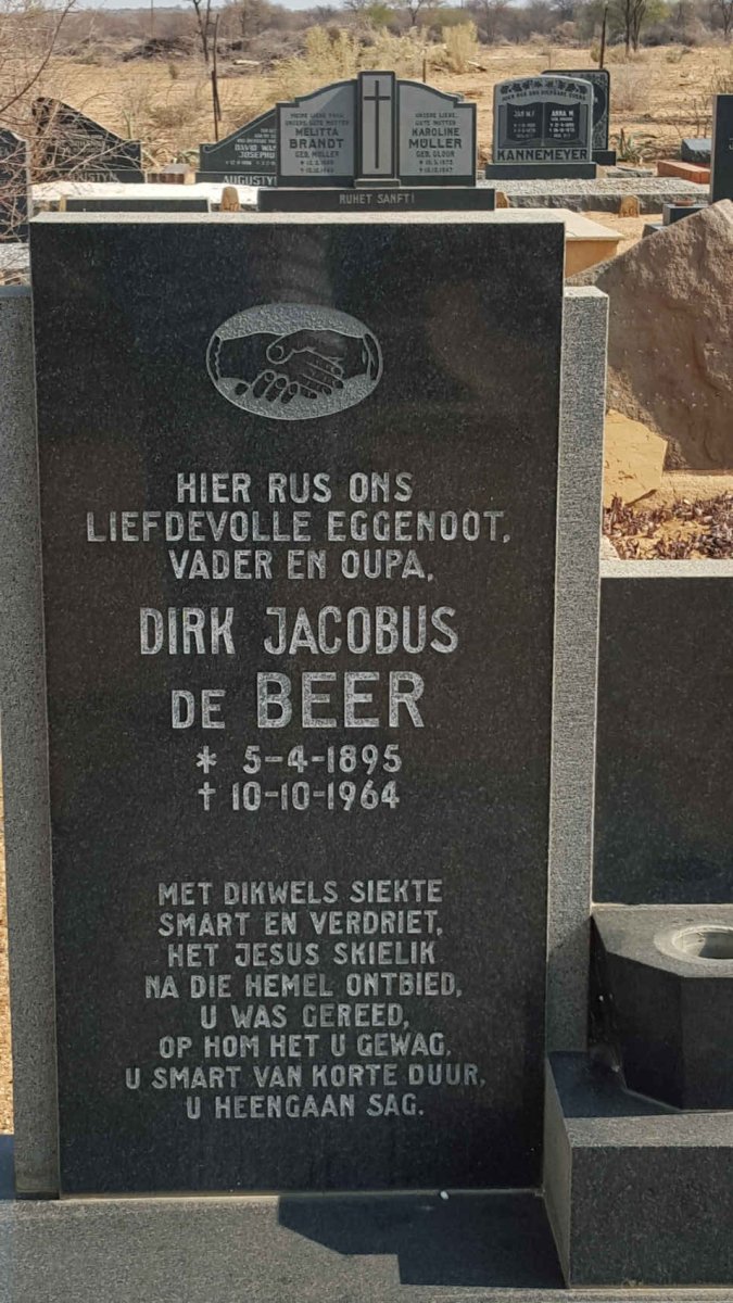 BEER Dirk Jacobus, de 1895-1964