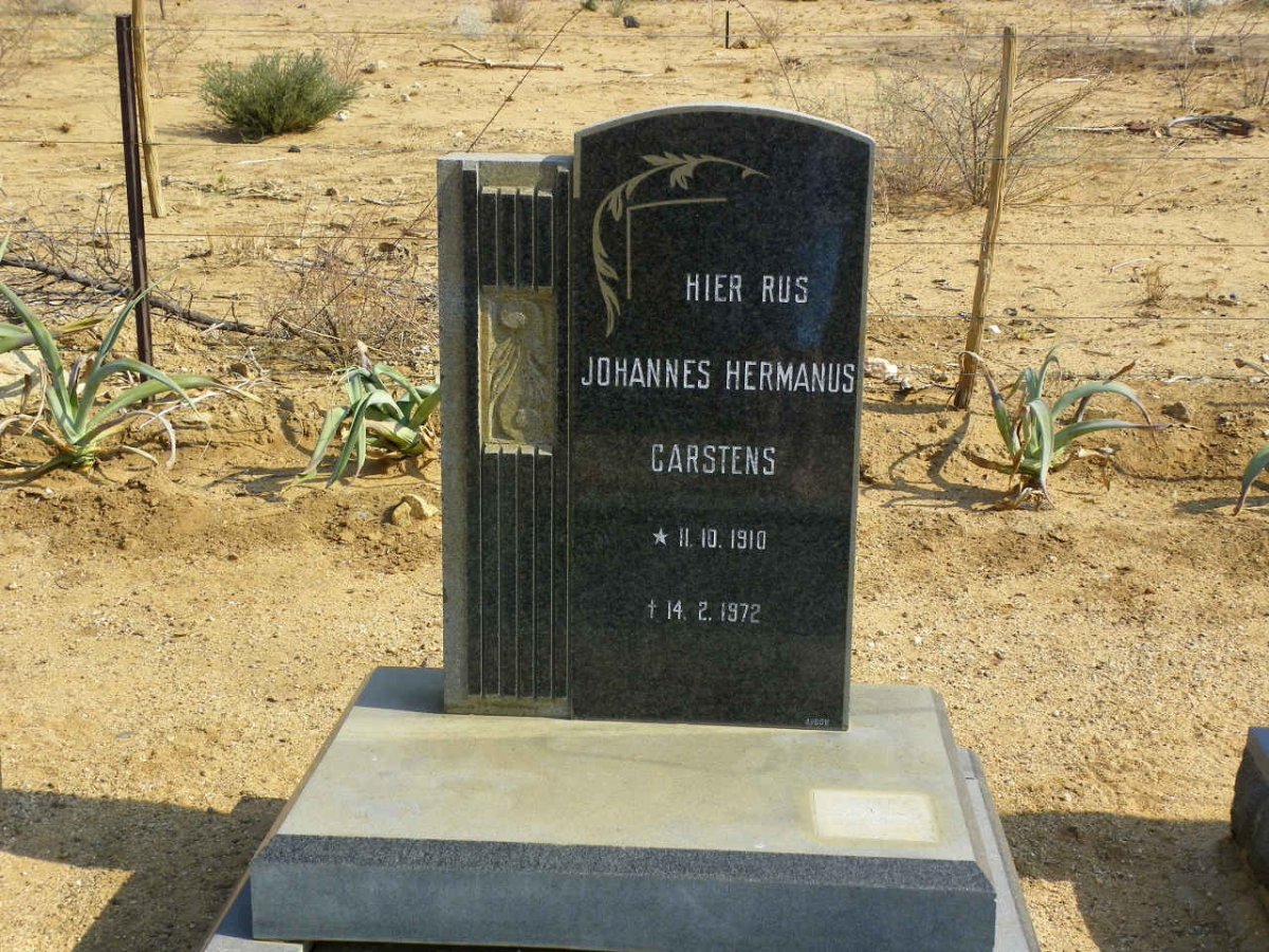 CARSTENS Johannes Hermanus 1910-1972