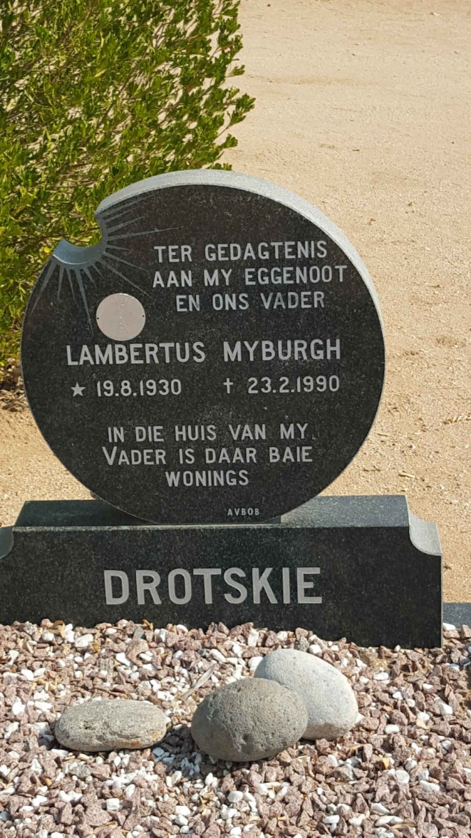 DROTSKIE Lambertus Myburgh 1930-1990