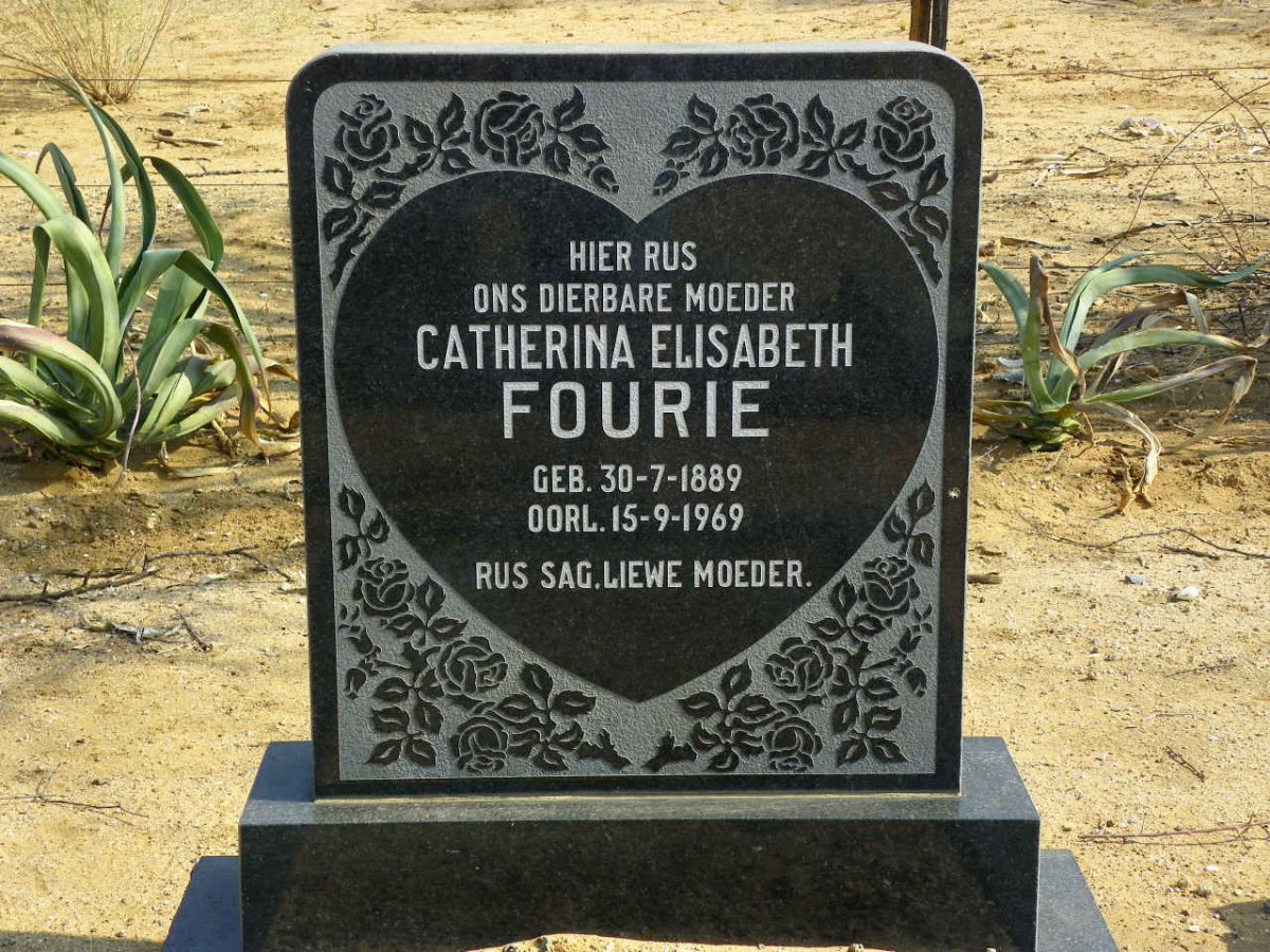 FOURIE Catherina Elisabeth 1889-1969