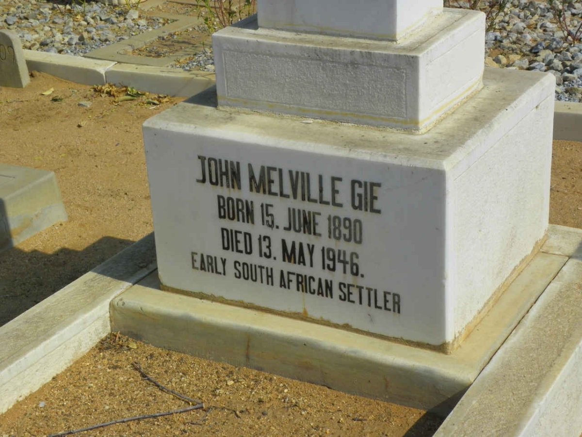 GIE John Melville 1890-1946