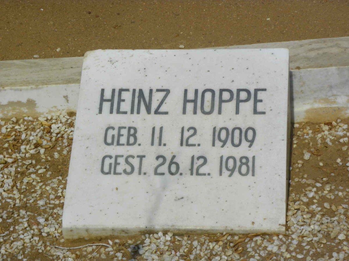 HOPPE Heinz 1909-1981