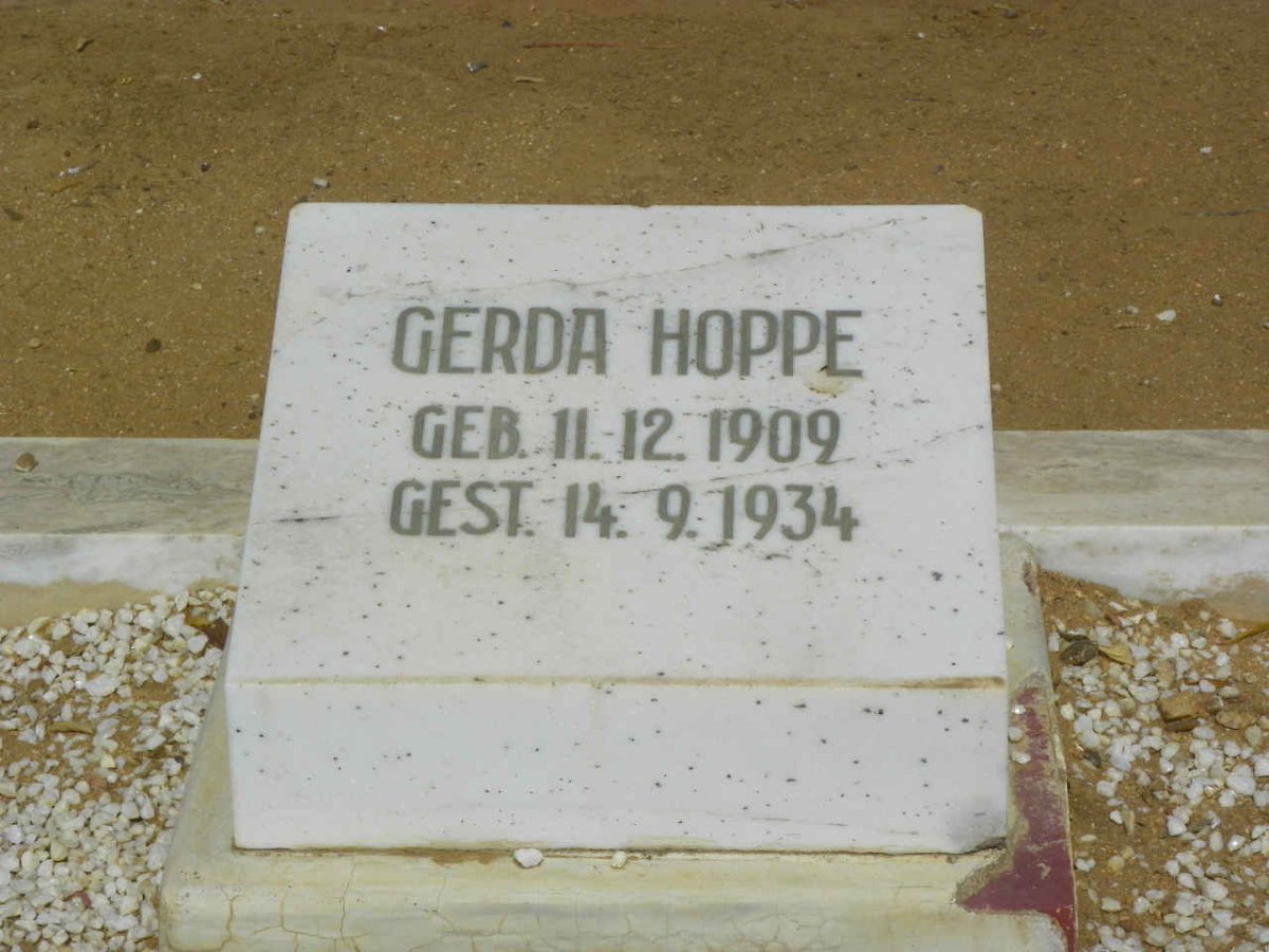HOPPE Gerda 1909-1934