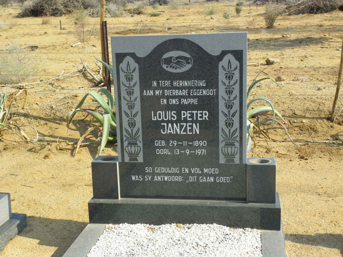 JANZEN Louis Peter 1890-1971
