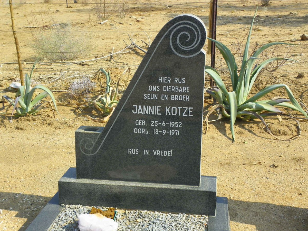 KOTZE Jannie 1952-1971