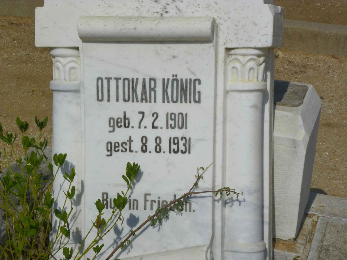 KONIG Ottokar 1901-1931