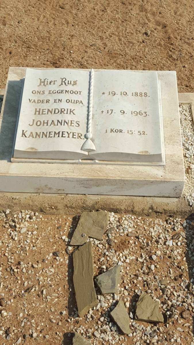 KANNEMEYER Hendrik Johannes 1888-1963
