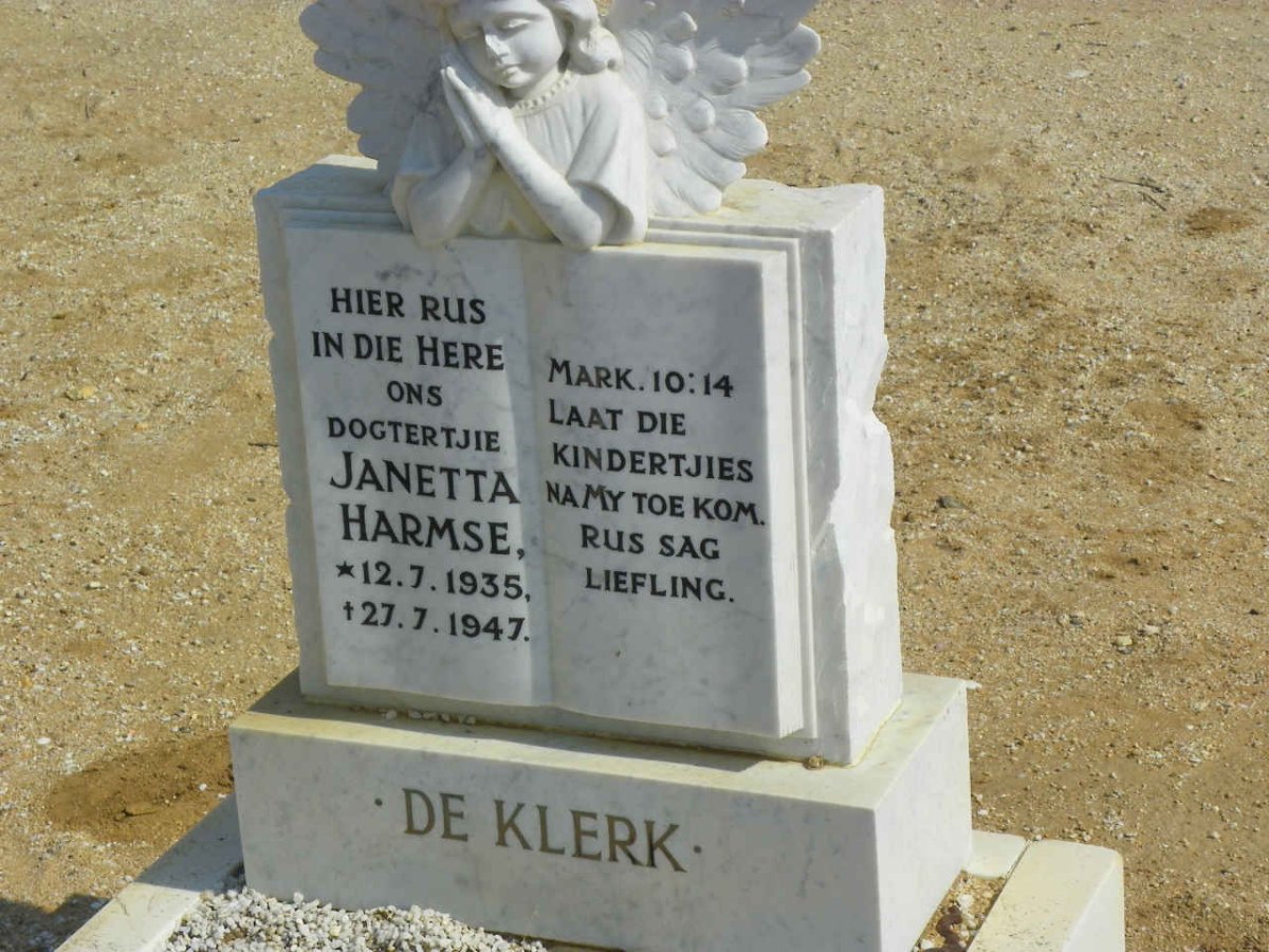 KLERK Janetta Harmse, de 1935-1947